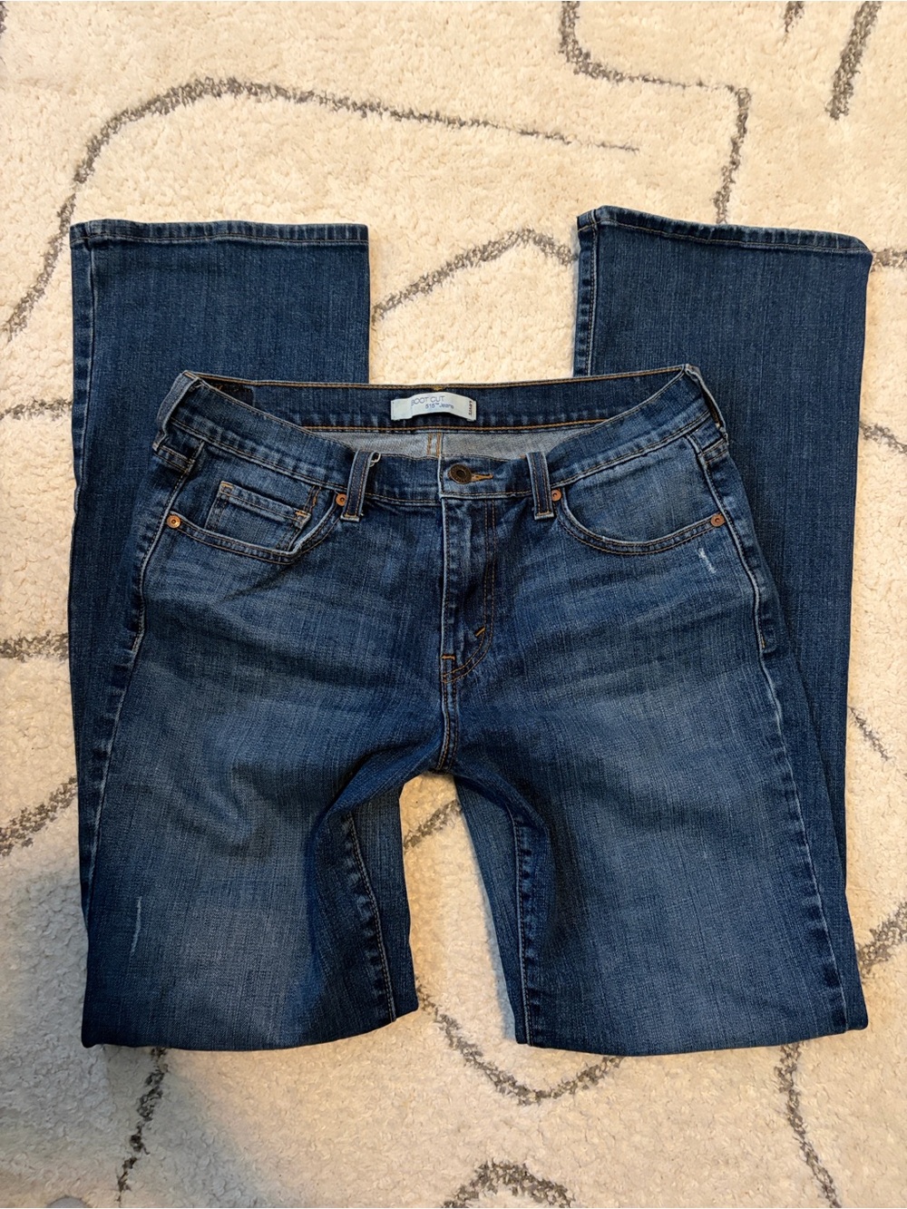 Levi’s 515 Y2K Women’s Mid/Low Rise Bootcut Jeans in Dark Blue